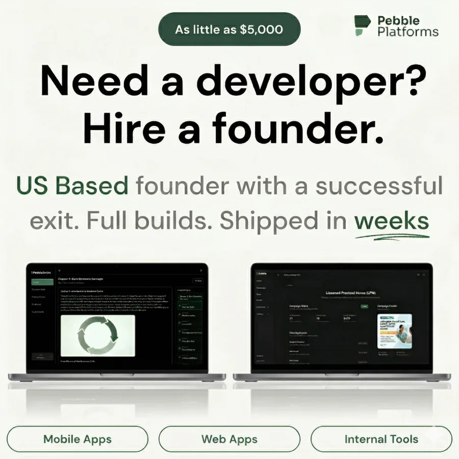 A real ad creative made by Pebble